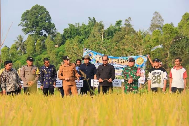 Panen Perdana Cetak Sawah Rakyat, Parigi Moutong Perkuat Langkah Menuju Swasembada Pangan